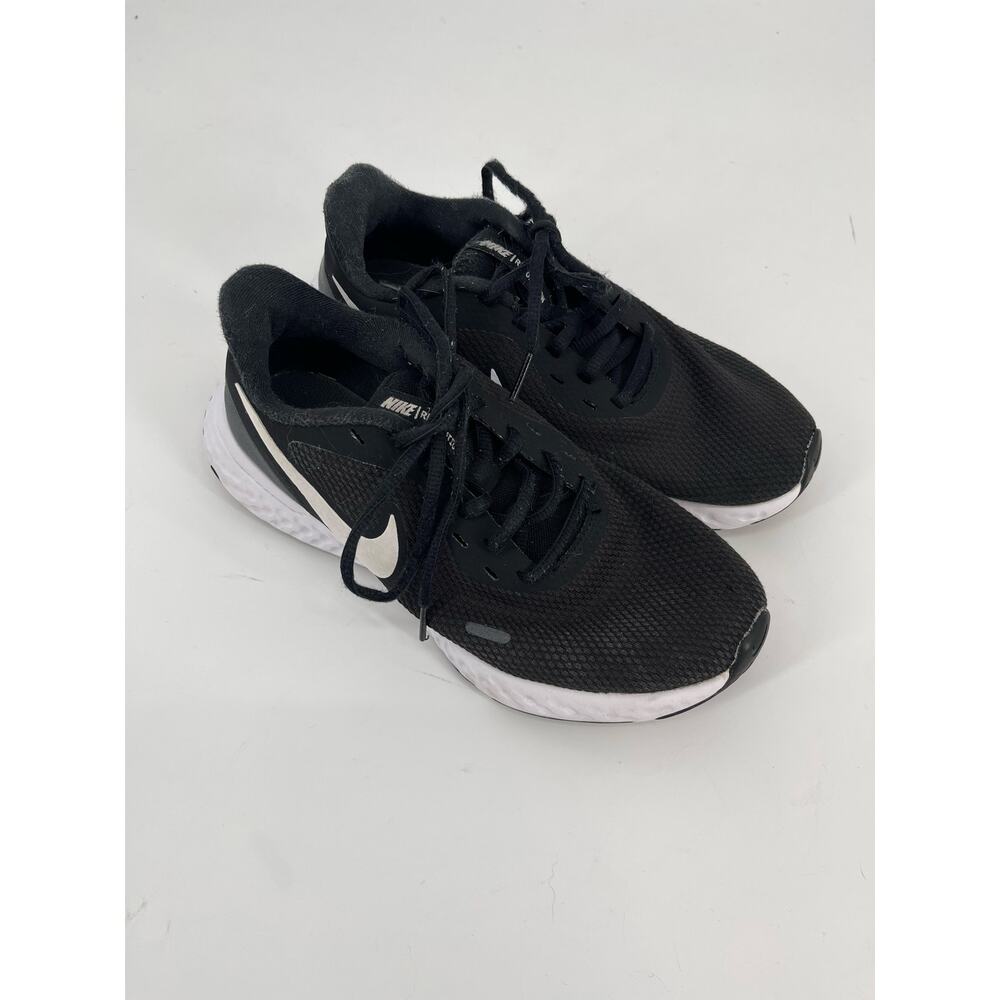 NIKE Women's Revolution 5‎ Running Shoes - BLACK WHITE Size 7.5